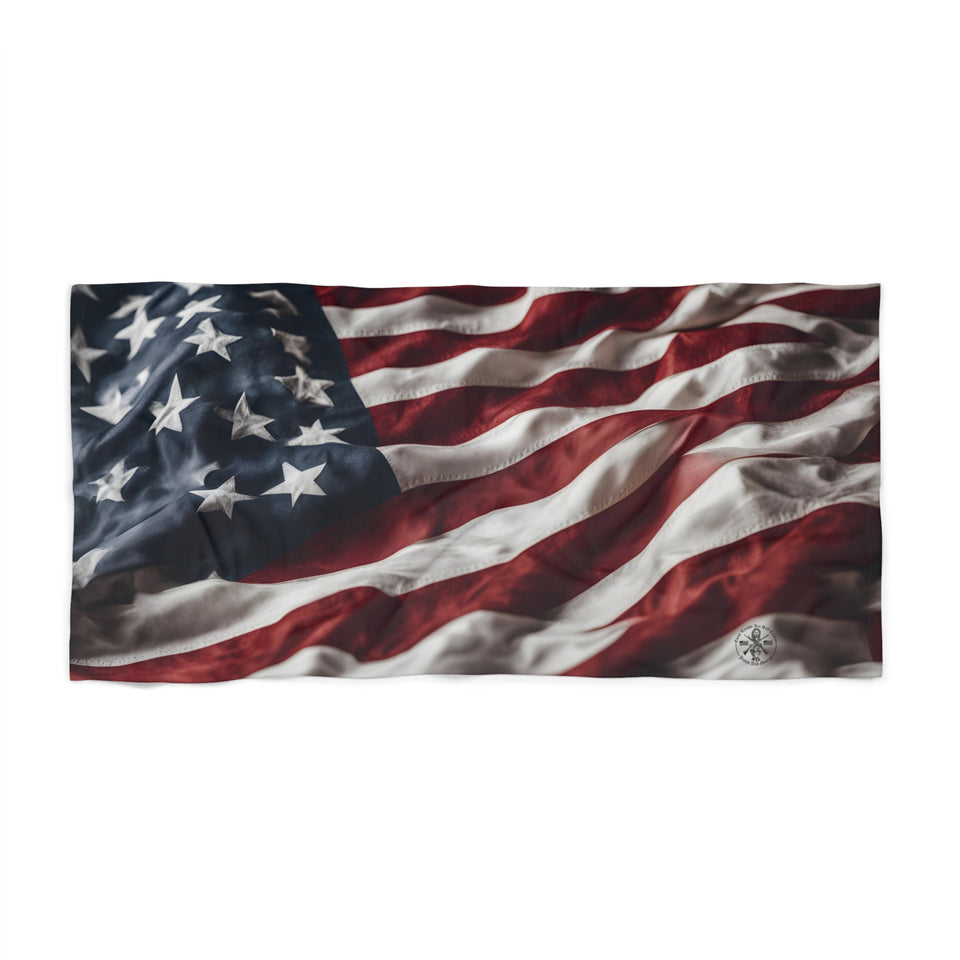 American Flag Beach Towel