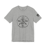 Women's Full Logo Power of the Cross Tee w Flag