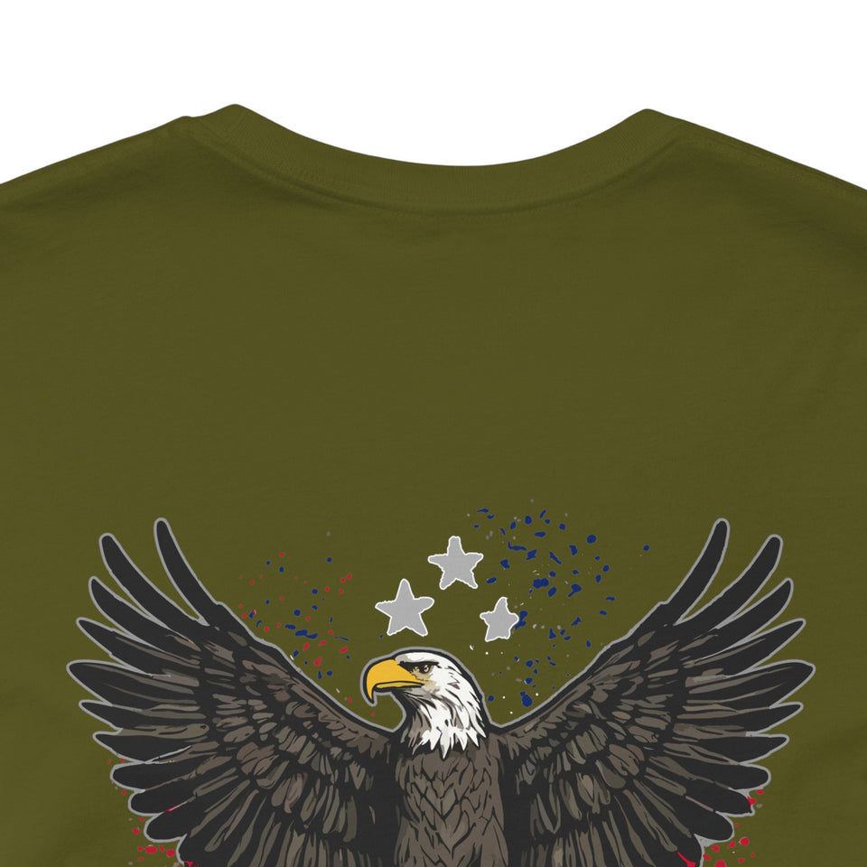 American Eagle Flag Tshirt - Patriotic American Eagle Flag T-Shirt