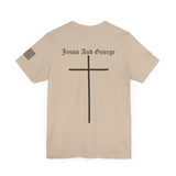 Women's Full Logo Power of the Cross Tee w Flag