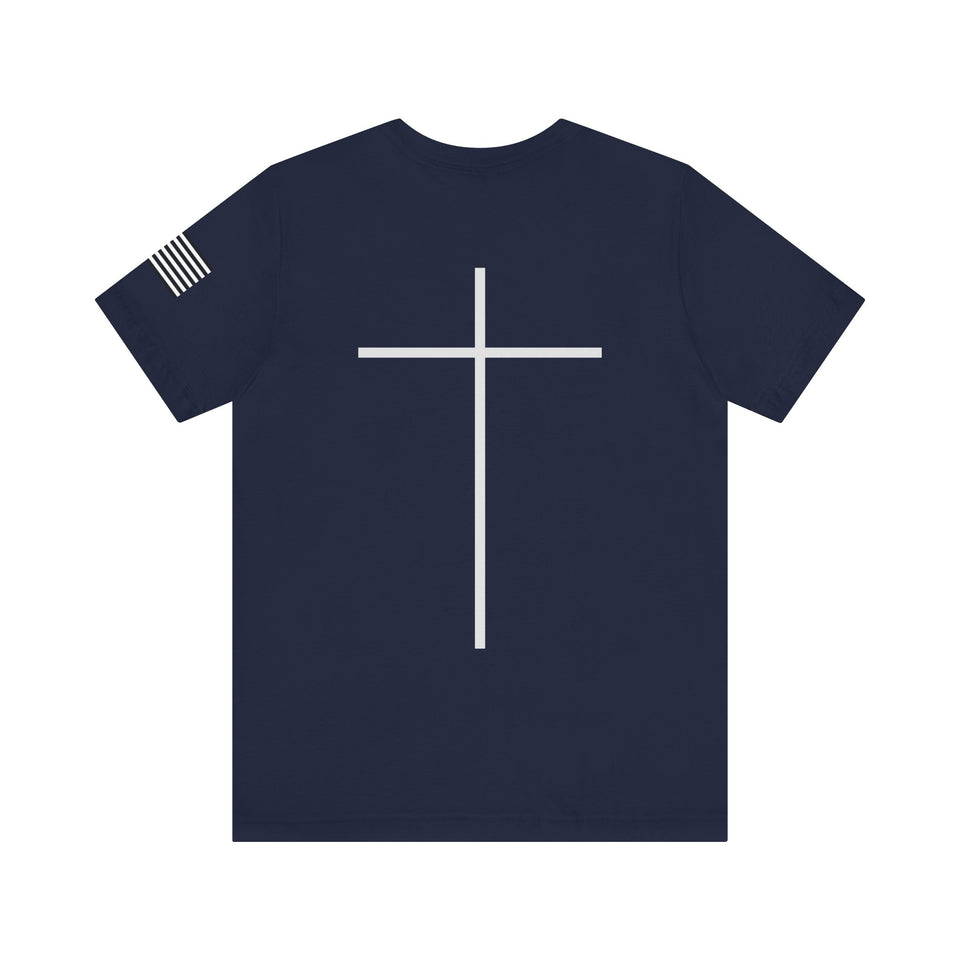 The Power Of The Cross Christian T-shirt, Faith Based Cotton T-shirt Soft Short Sleeve Tee