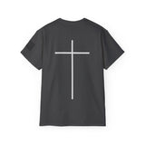 The Power Of The Cross Men's Ultra Cotton Tee Full Logo Front