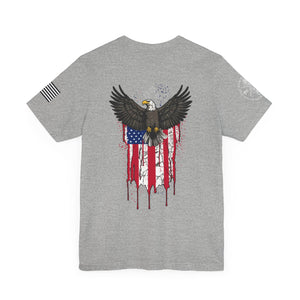 American Eagle Flag Tshirt - Patriotic American Eagle Flag T-Shirt