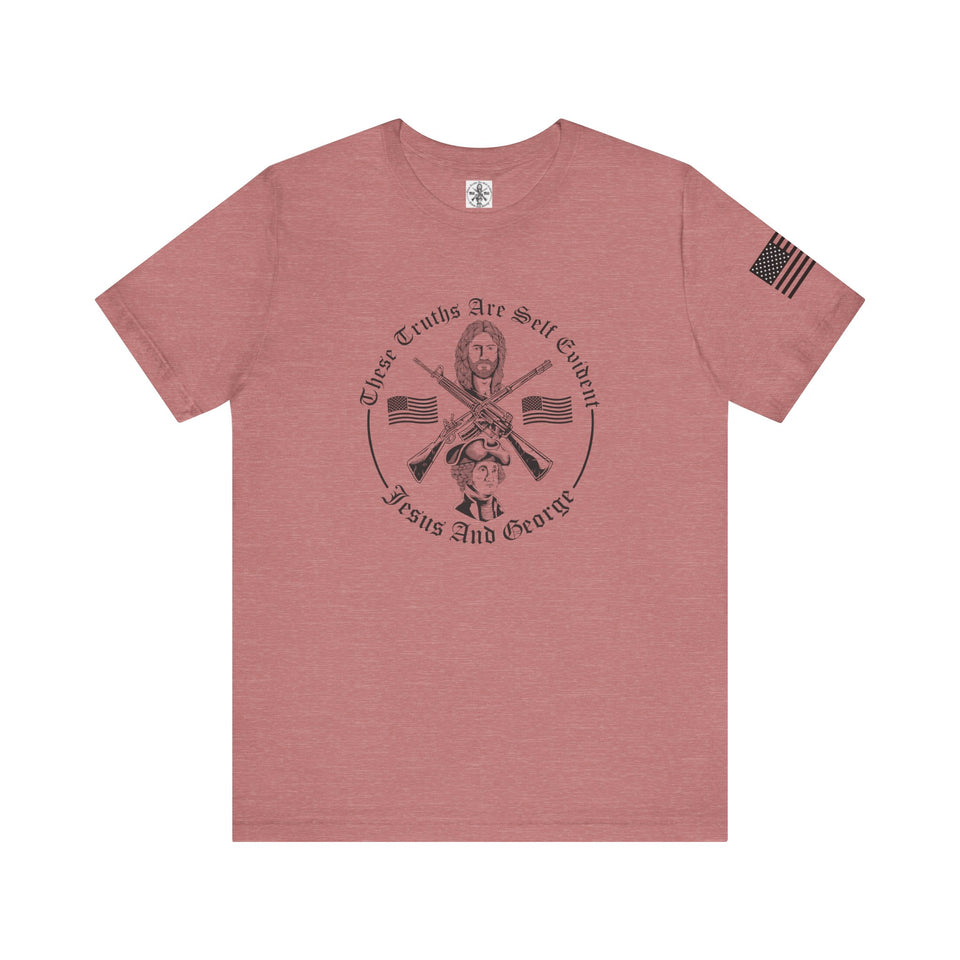 Women's Full Logo Power of the Cross Tee w Flag