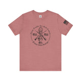 Women's Full Logo Power of the Cross Tee w Flag