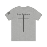 Women's Full Logo Power of the Cross Tee w Flag