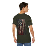 American Flag T-shirt - Vintage American Flag Tshirt Soft Cotton