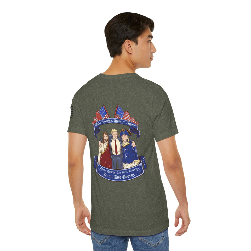 MAGA Trump T-shirt  Faith, Hope, and Freedom Patriotic Trump T-Shirt show Your Support!