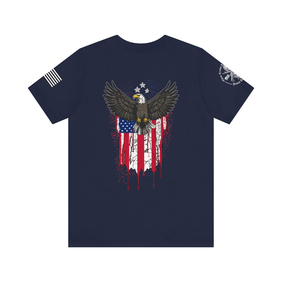American Eagle Flag Tshirt Patriotic American Eagle Flag T-Shirt