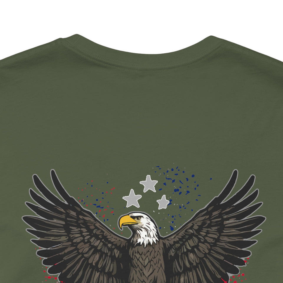 American Eagle Flag Tshirt - Patriotic American Eagle Flag T-Shirt