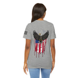 American Eagle Flag Tshirt - Patriotic American Eagle Flag T-Shirt