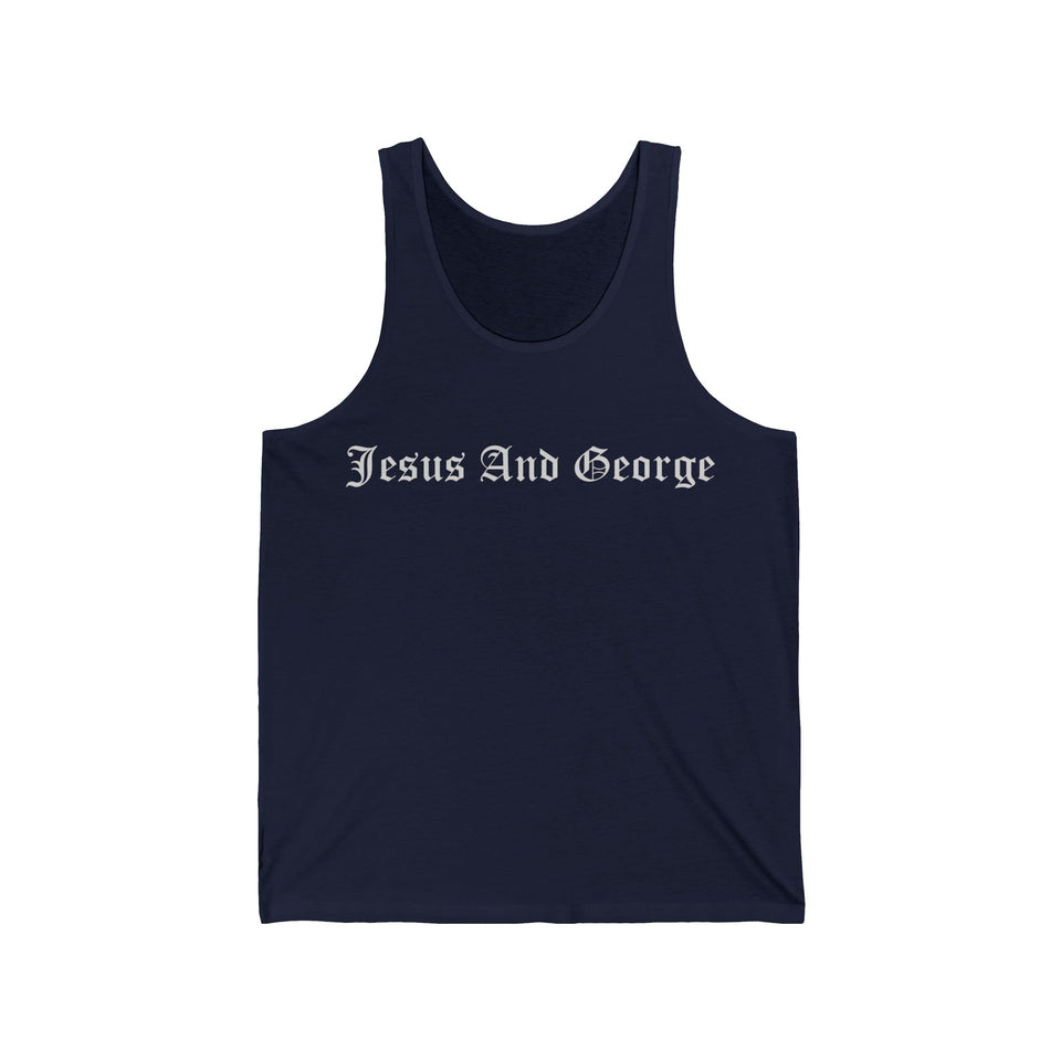 Copy of Jesus And George Power of the Cross Men's Tank Top