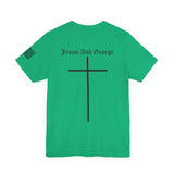 Women's Full Logo Power of the Cross Tee w Flag