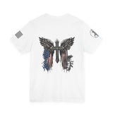 The Patriotic Eagle Cross T-shirt Faith, Patriotism and Freedom