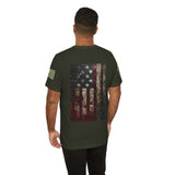 American Flag T-shirt - Vintage American Flag Tshirt Soft Cotton