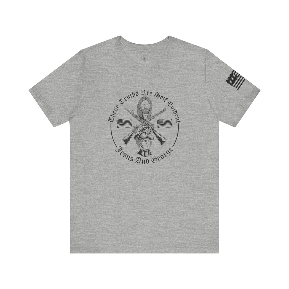 Women's Full Logo Power of the Cross Tee w Flag