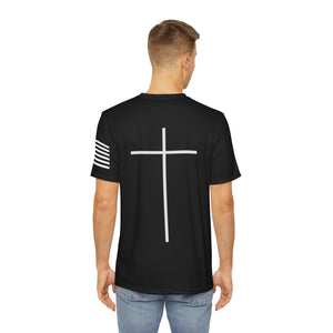 The Power of the Cross T-shirt, Christian T-shirt, Faith Based Polyester T-shirt