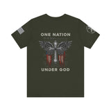 Patriotic Tshirt - One Nation Under God Patriotic T-Shirt