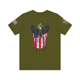 American Eagle Flag Tshirt - Patriotic American Eagle Flag T-Shirt