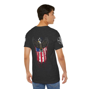 American Eagle Flag Tshirt - Patriotic American Eagle Flag T-Shirt