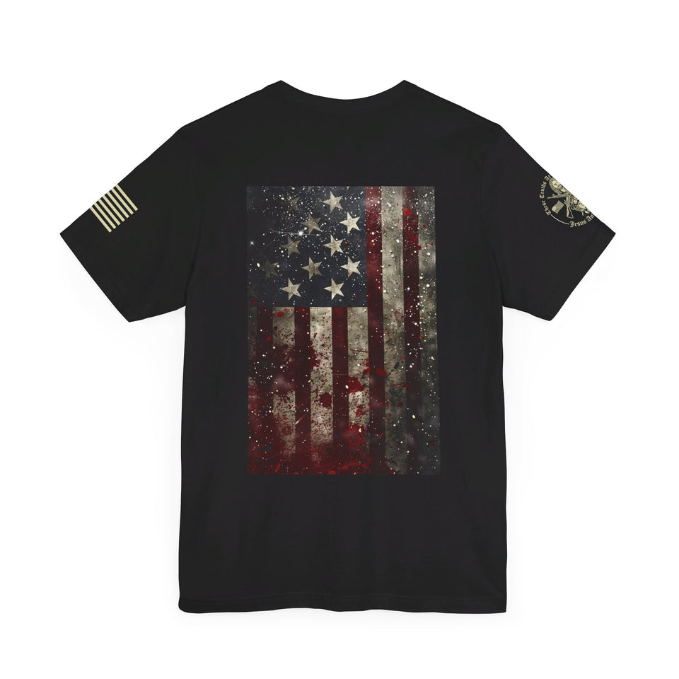 American Flag T-shirt - Vintage American Flag Tshirt Soft Cotton