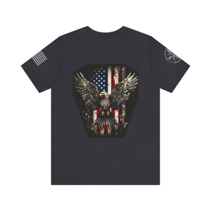 American Flag and Bald Eagle Tshirt Design  Patriotic T-shirt