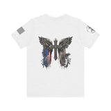 The Patriotic Eagle Cross T-shirt Faith, Patriotism and Freedom