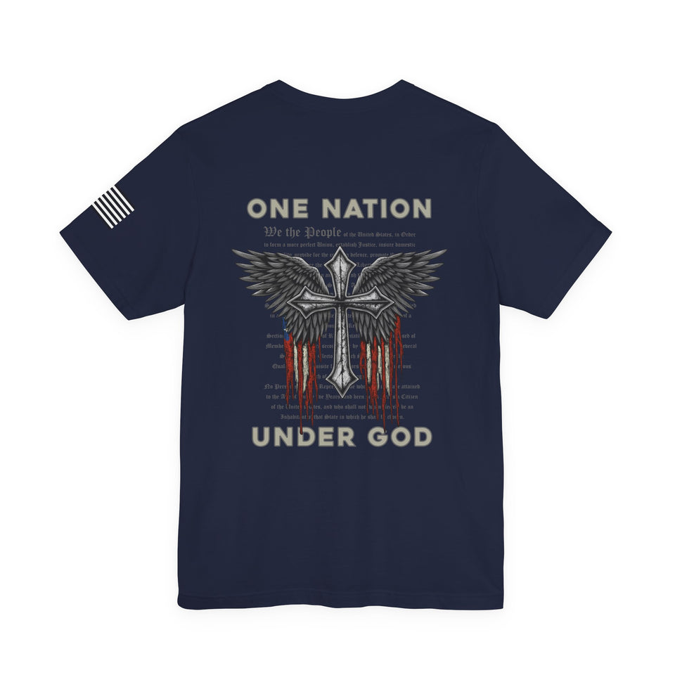 Copy of One Nation Under God Patriotic T-Shirt