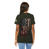 American Flag T-shirt - Vintage American Flag Tshirt Soft Cotton