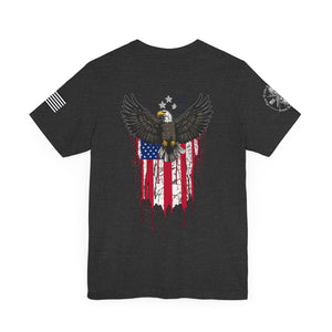 American Eagle Flag Tshirt - Patriotic American Eagle Flag T-Shirt