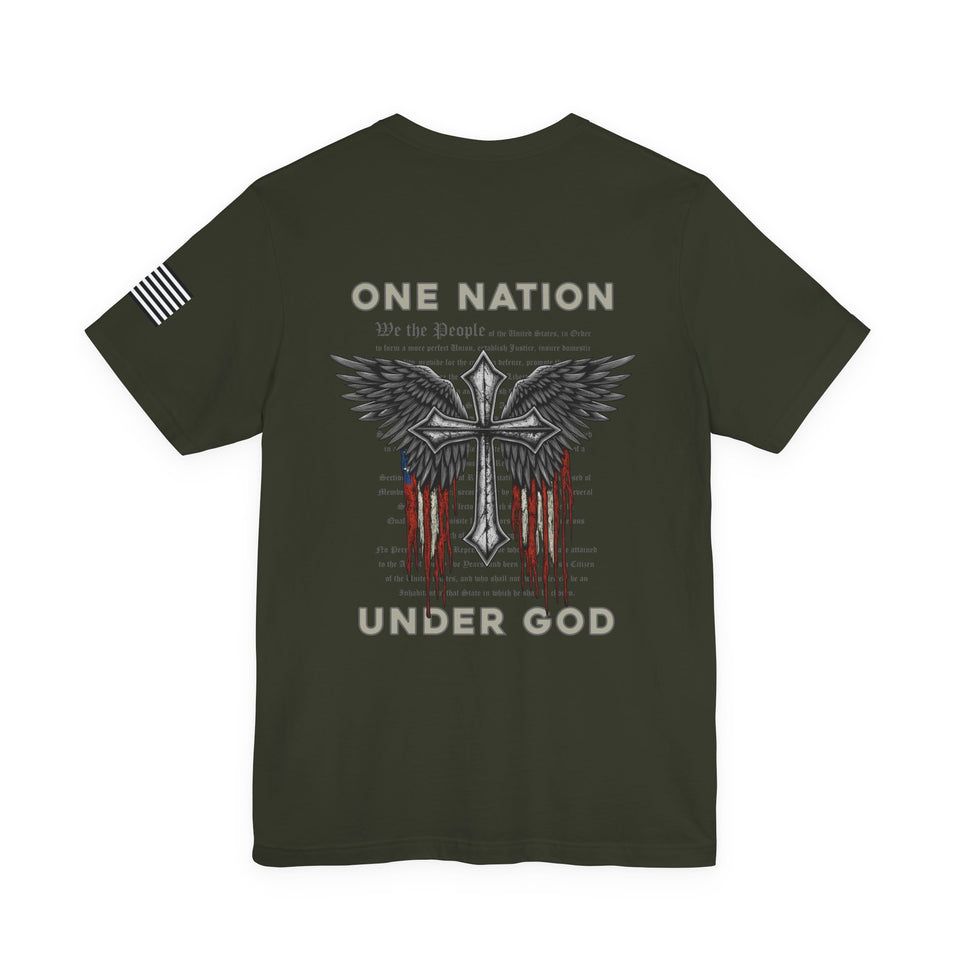 Copy of One Nation Under God Patriotic T-Shirt