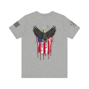 American Eagle Flag Tshirt - Patriotic American Eagle Flag T-Shirt