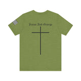 Women's Full Logo Power of the Cross Tee w Flag