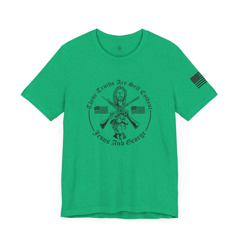 Women's Full Logo Power of the Cross Tee w Flag