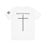 Women's Full Logo Power of the Cross Tee w Flag