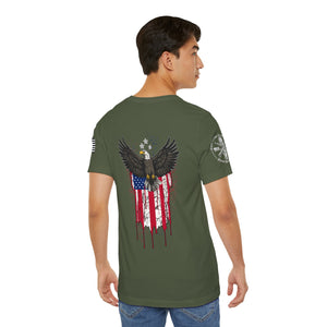 American Eagle Flag Tshirt - Patriotic American Eagle Flag T-Shirt