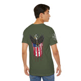 American Eagle Flag Tshirt - Patriotic American Eagle Flag T-Shirt