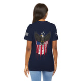 American Eagle Flag Tshirt - Patriotic American Eagle Flag T-Shirt