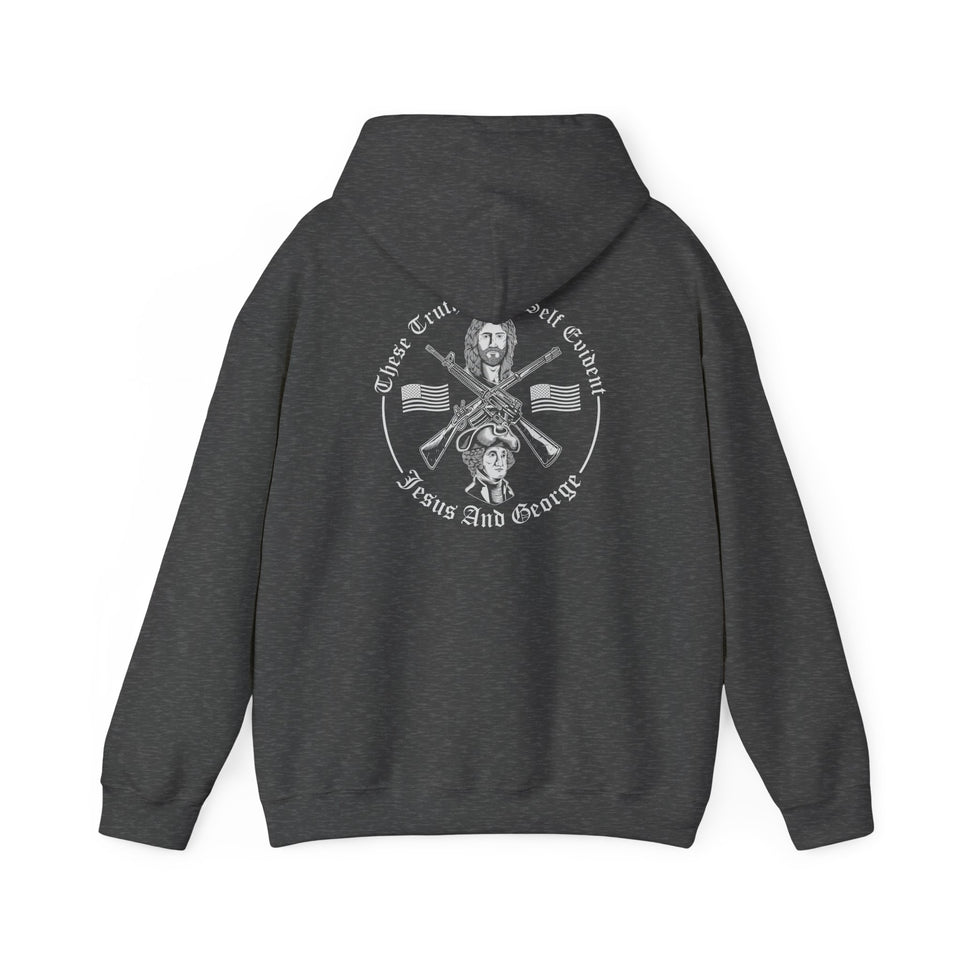 Men's Jesus and George Hoodie