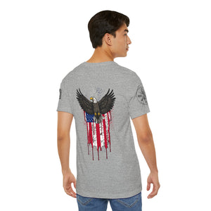 American Eagle Flag Tshirt - Patriotic American Eagle Flag T-Shirt