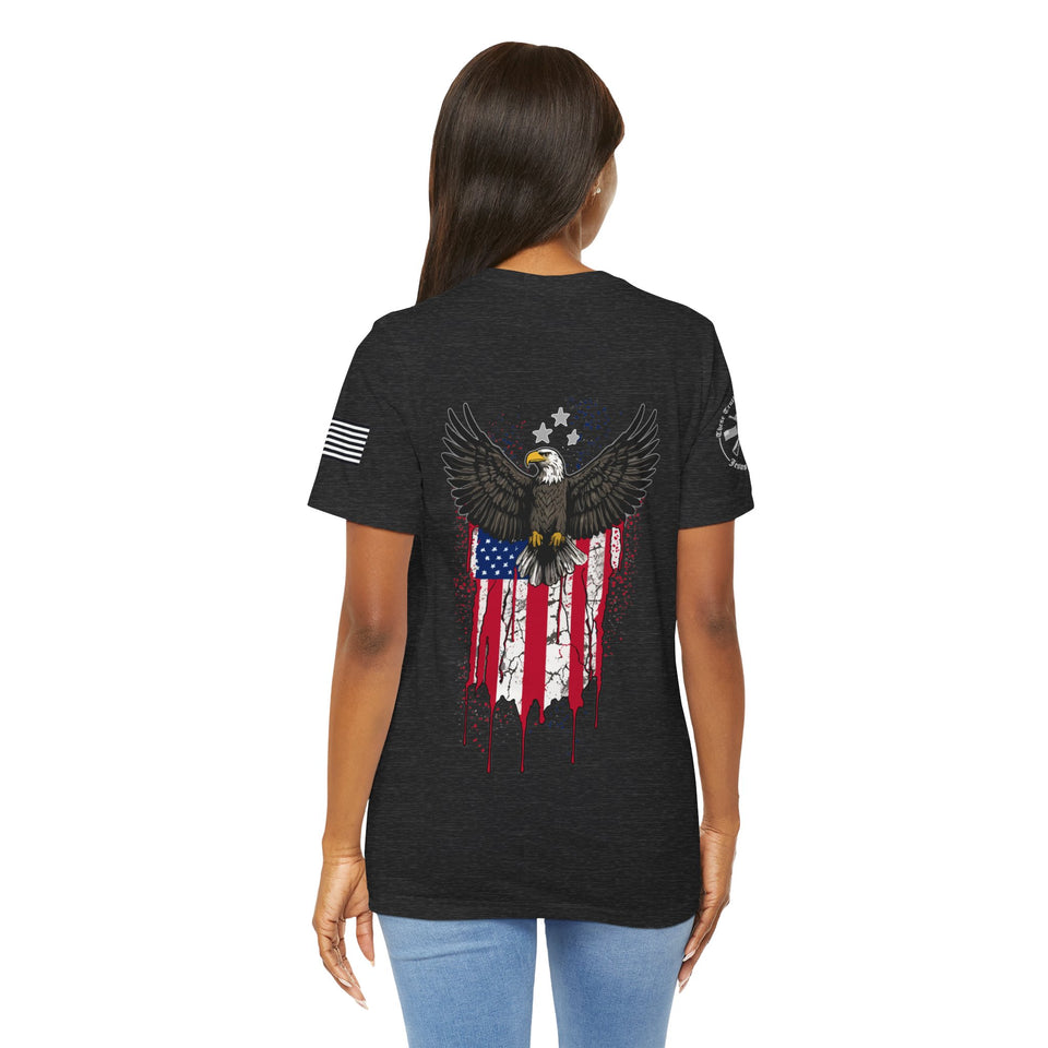 American Eagle Flag Tshirt - Patriotic American Eagle Flag T-Shirt