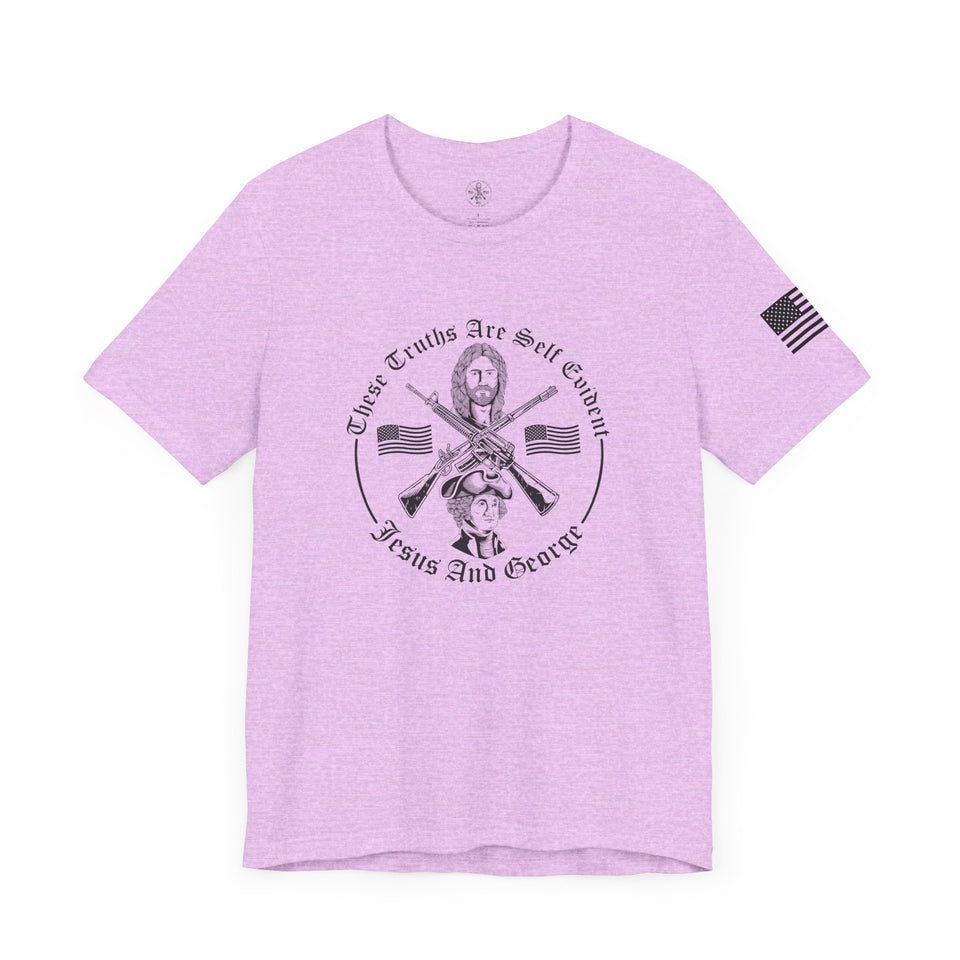 Women's Full Logo Power of the Cross Tee w Flag