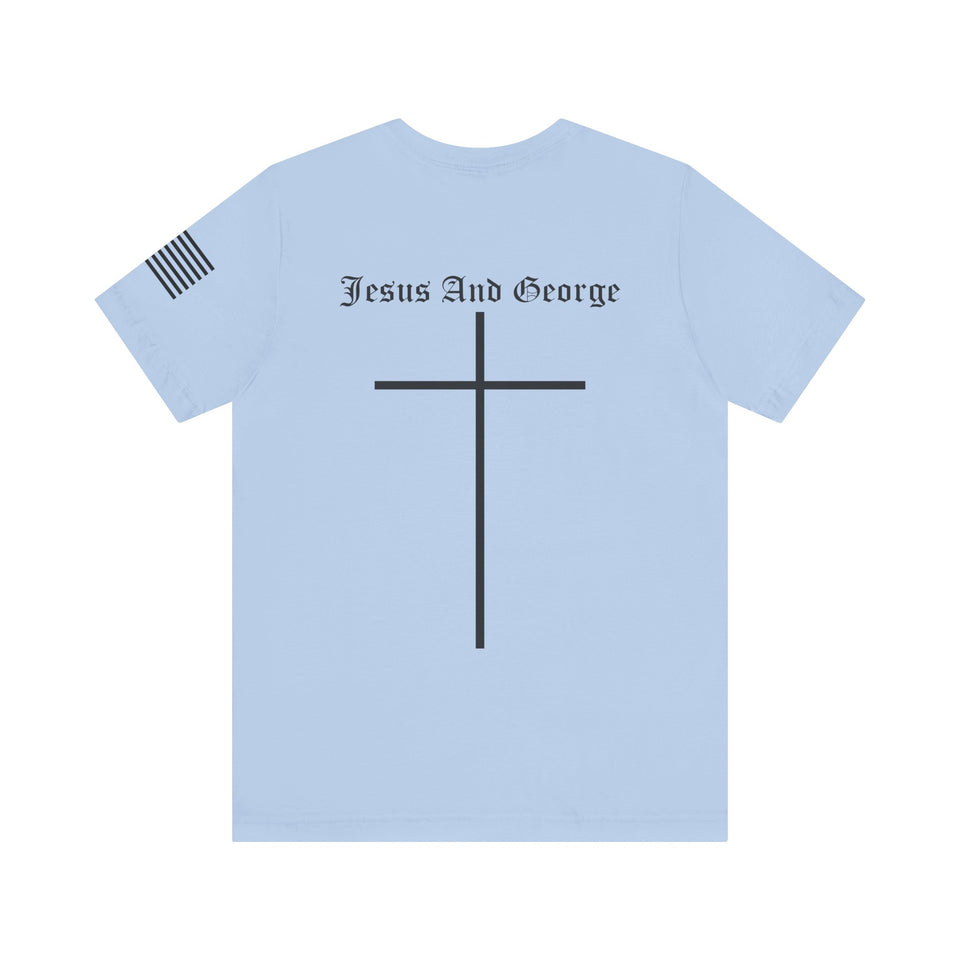 Women's Full Logo Power of the Cross Tee w Flag