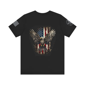 American Flag and Bald Eagle Tshirt Design  Patriotic T-shirt