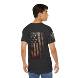 American Flag T-shirt - Vintage American Flag Tshirt Soft Cotton