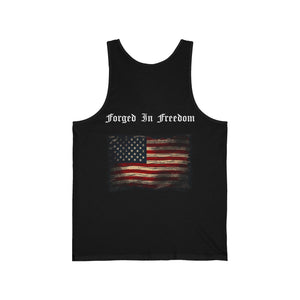Forged In Freedom American Flag Workout Tank Top