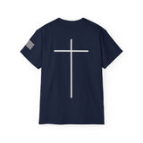 The Power Of The Cross Men's Ultra Cotton Tee Full Logo Front