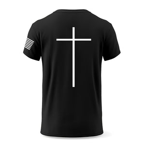 The Power Of The Cross Christian T-shirt, Faith Based Cotton T-shirt Soft Short Sleeve Tee