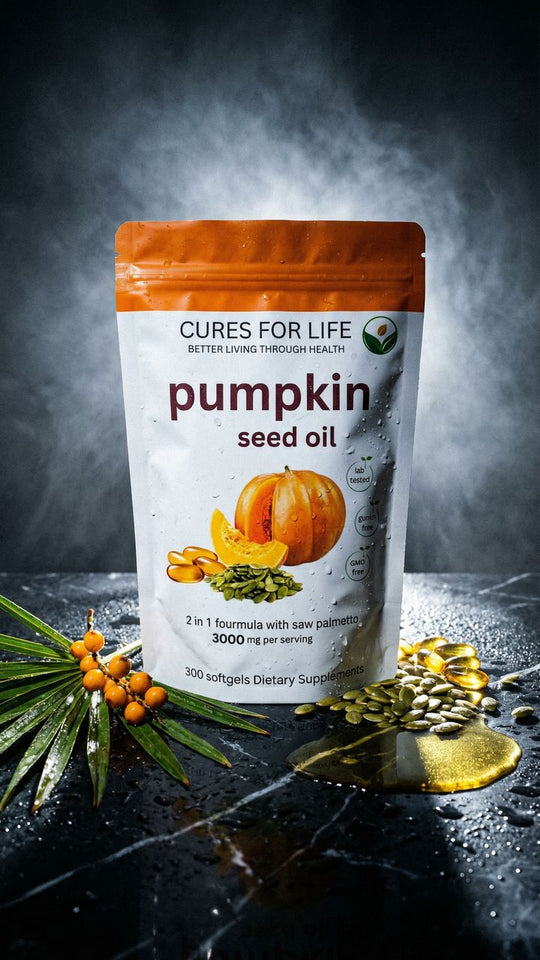 Cures For Life Pumpkin Seed Oil With Saw Palmetto