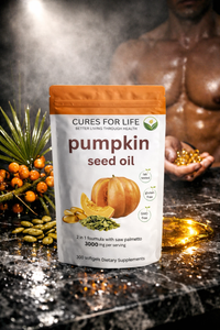 Cures For Life Pumpkin Seed Oil With Saw Palmetto